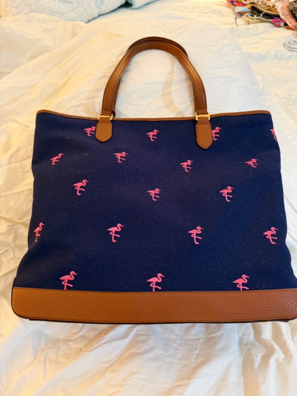 Ralph Lauren flamingo purse - Picture 5 of 5